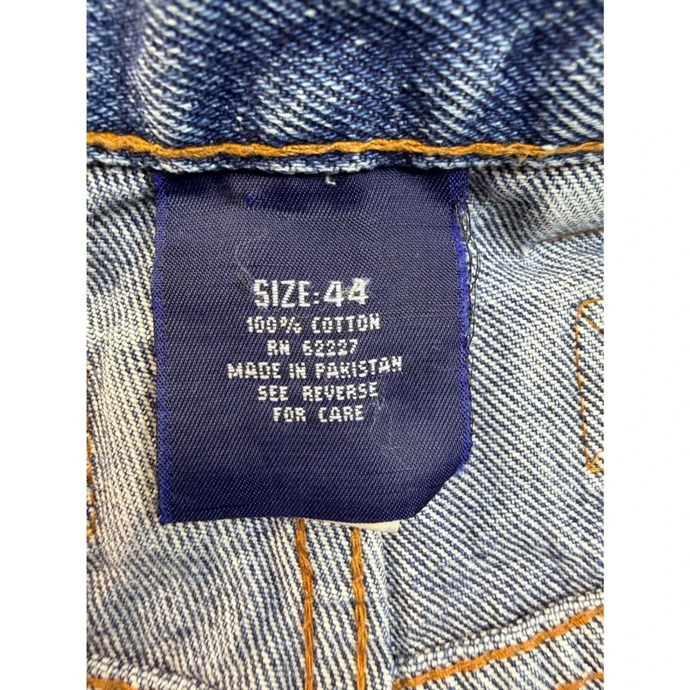 Merchant Jeans Co Mens 44 Blue Cotton Denim Carpenter Shorts Vintage Y2K Workwea